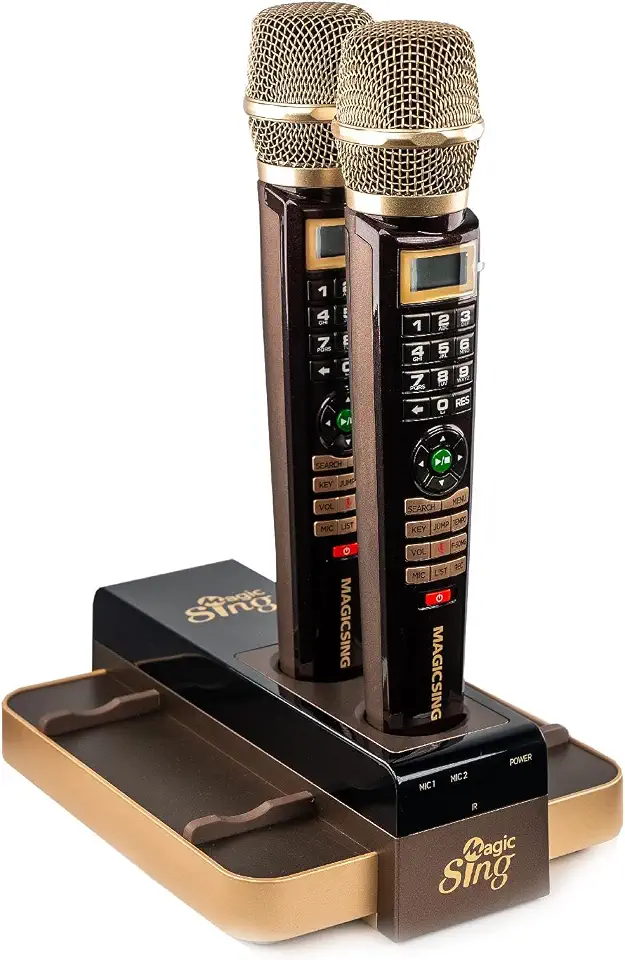 MagicSing Karaoke E5 Pang Pinoy Built-in 5073 Mix Tagalog English Songs Plus 1 Year Subscription - B08T5RWMF7