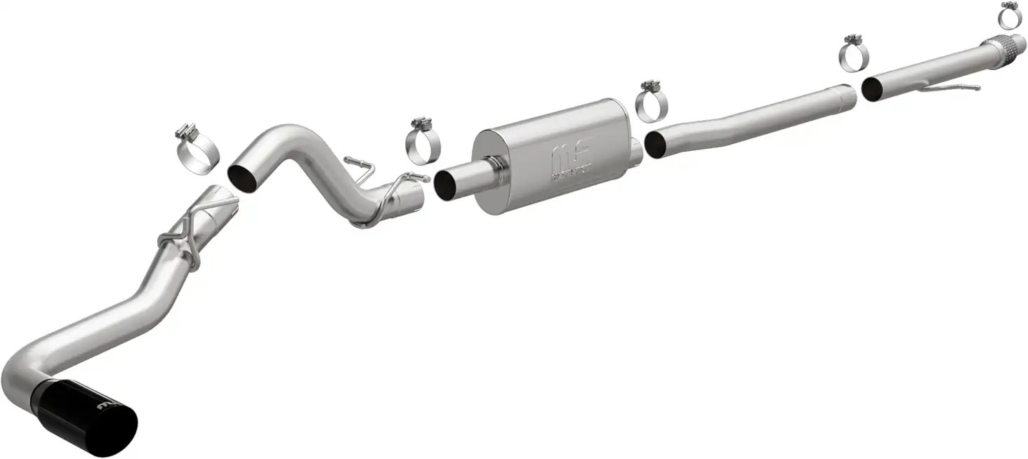 MagnaFlow Performance Cat-Back Exhaust System Kit 19634 | SPEQ Series, Single Passenger Side Rear Exit, - B0D92XS2TB