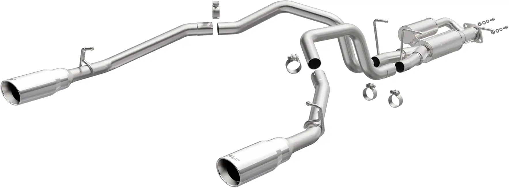 MagnaFlow Performance Cat-Back Exhaust System Kit 19684 | SPEQ Series, Dual Split Rear Exit, Fits - B0DMQ6VRTR