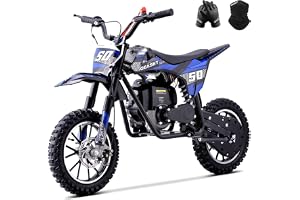 MOSTA Kids Dirt Bike, 4-Stroke Gas Power Mini Dirt Bike with Shock Absorption and Disc - B0HBPNQF7J