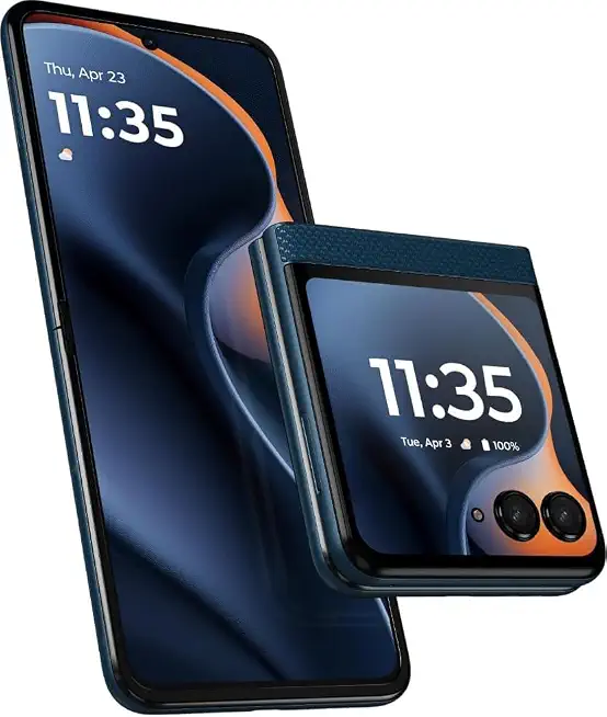 Motorola Moto Razr 2025, 256GB + 8GB RAM, Pantone Gibraltar Sea - Unlocked (Renewed) - B0GQJGSKVP