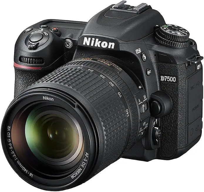Nikon D7500 Camera Body with 18-140 mm VR Digital DSLR Kit - Black - B06ZYCS62R