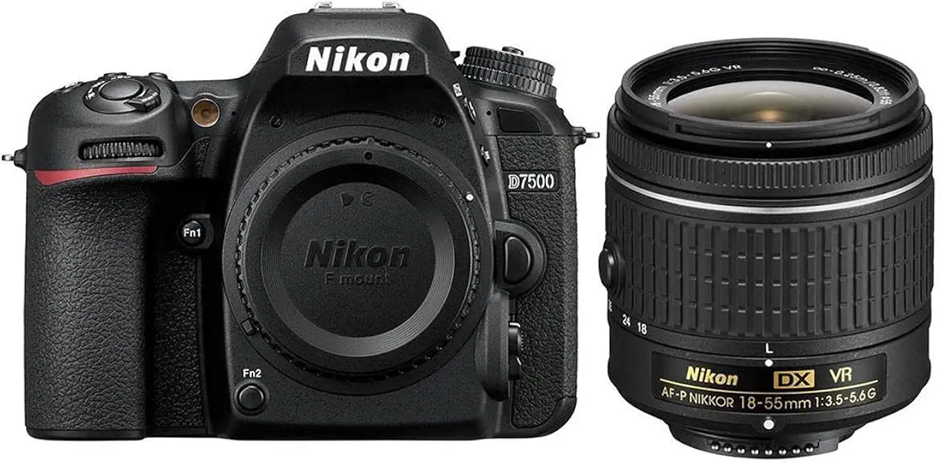 Nikon D7500 DX-Format Digital SLR Camera with Nikon 18-55 Lens (International Model) - B07JK25PL4