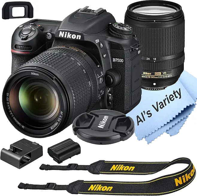 Nikon Intl Nikon D7500 DSLR Camera Kit with 18-140mm VR Lens | Built-in Wi-Fi | - B09F5R19ZC