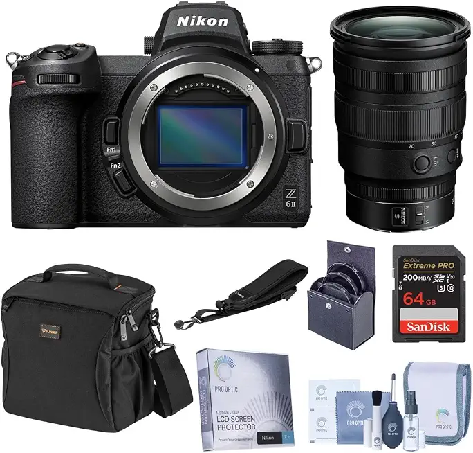 Nikon Z 6II Mirrorless Camera with f/2.8 S Lens, U3 SDXC Card, Shoulder Bag, UV Filter - B0G2TCBTB1