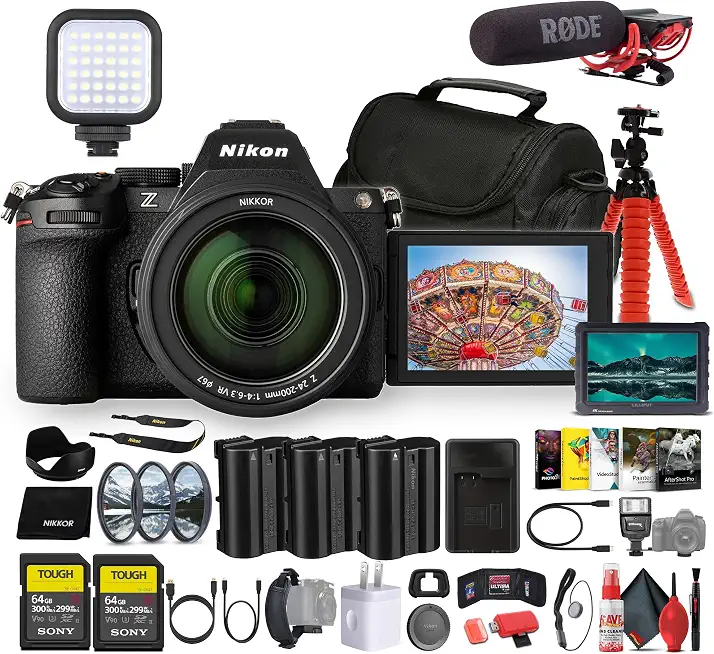 Nikon Z5 II Mirrorless Camera with 24-200mm Lens (1688) & Microphone Bundle - B0F8PF39KG