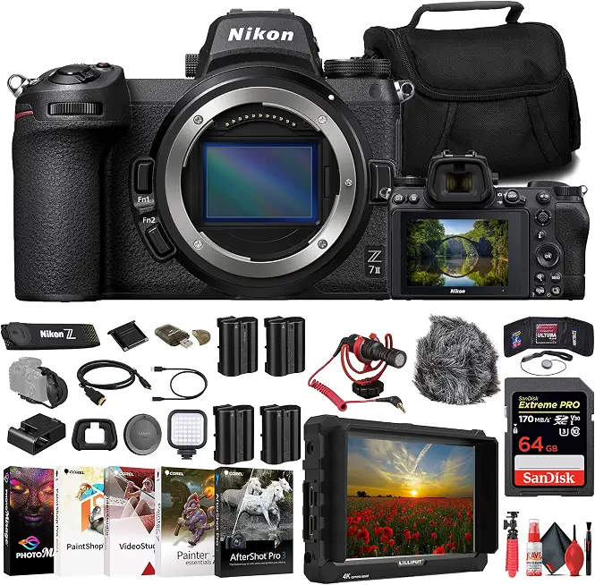 Nikon Z7 II Mirrorless Camera (1653) & Microphone Bundle - B0BFBTTTZL