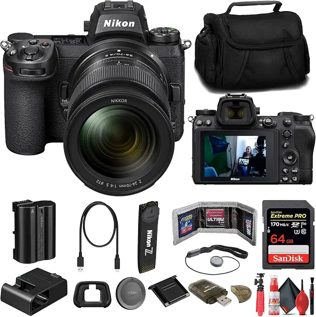 Nikon Z7 II Mirrorless Camera with 24-70mm Lens (1656) Bundle - B0BFBWMZSJ