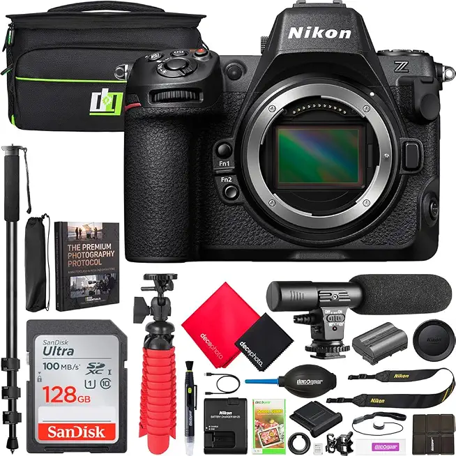 Nikon Z8 Professional Full Frame Mirrorless 8K Video & Stills Hybrid FX Camera Body 1695 - B0CL113992