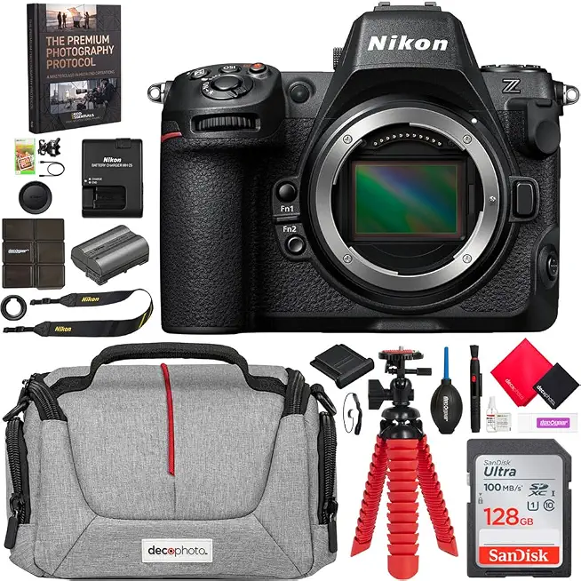 Nikon Z8 Professional Full Frame Mirrorless 8K Video & Stills Hybrid FX Camera Body 1695 - B0DYRFV637