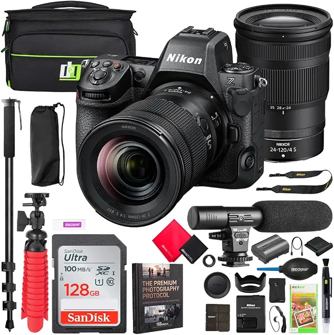 Nikon Z8 Professional Full Frame Mirrorless 8K Video & Stills Hybrid FX Camera Body w/ - B0CP4DRGNC