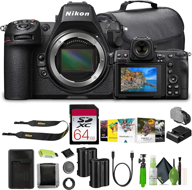 Nikon Z8 Professional Full Frame Mirrorless 8K Video & Stills Hybrid FX Camera + EN-EL15C - B0D96W4Q1R