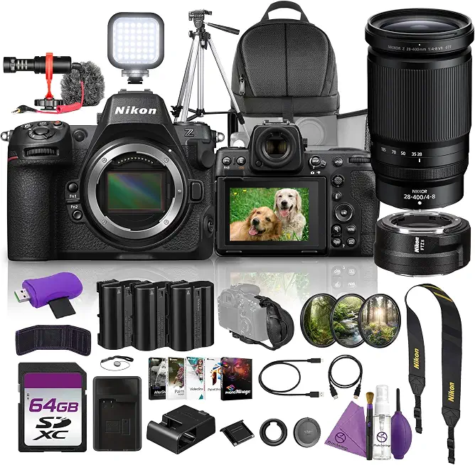 Nikon Z8 Professional Mirrorless Camera 45.7MP Full Frame 8K Video Bundle with NIKKOR Z 28-400mm - B0GV12WDH7