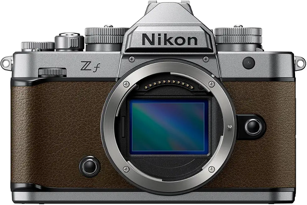 Nikon Zf 24.5MP Full Frame Mirrorless Camera (Silver & Sepia Brown) - B0FT75XLYX