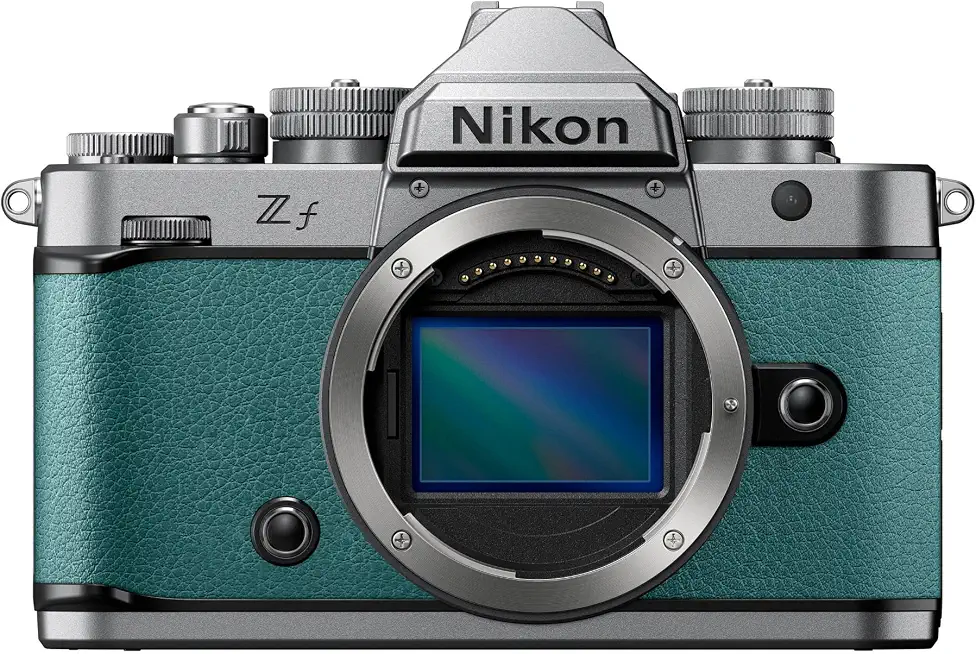Nikon Zf Mirrorless Camera (Body Only) (Silver and Teal Blue) - B0FT77MX32