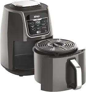 Ninja Air Fryer Max XL, 5.5 Qt, 7-in-1, Grey, AF161 - B07S6529ZZ