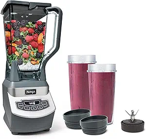 Ninja BL660 Professional Compact Smoothie & Food Processing Blender, 1100-Watts, 3 Functions -for Frozen Drinks, - B00939FV8K