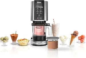 Ninja® CREAMi® 7-in-1 Ice Cream Maker, Ice Cream, Gelato and more, NC301 - B08QXB9BH5