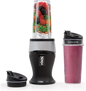 Ninja Fit Compact Personal Blender, 700W, (2) 16oz Cups, QB3001SS - B01FHOWYA2