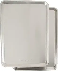 Nordic Ware Naturals Half Sheet - USA Made Aluminum Commercial Quality Sheet Pan for Baking - B0049C2S32