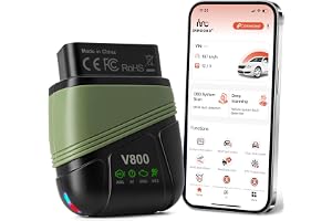 OBD2 Scanner Bluetooth No Subscription with AI, ABS SRS ENG Transmission | Car Code Reader - B0H2V1826S
