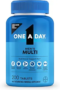 One A Day Multivitamin for Men - Daily Mens Multivitamins with Vitamin D, Zinc, Folic - B001F71XAI
