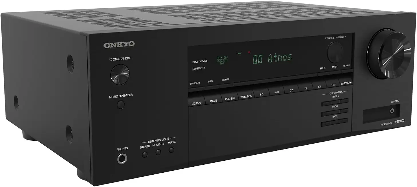 Onkyo TX-SR3100 5.2-Channel AV Receiver - Dolby Atmos, Dolby Height Virtualizer, Dolby Vision and More - B0CCYWQ2B7
