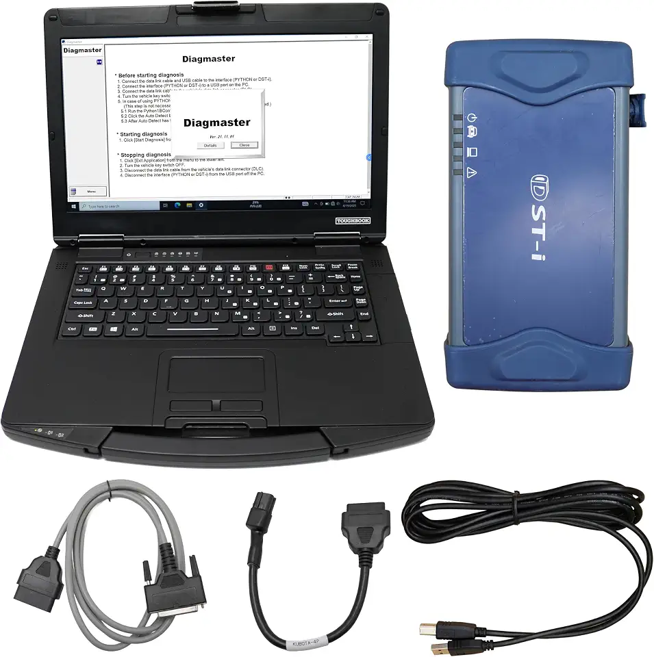 Original Denso Interface Diagnostic Tool Kit for Kubota DST-i Takeuchi HinoHeavy Duty Engine Diagnostic Tool - B0FQJ31JJK