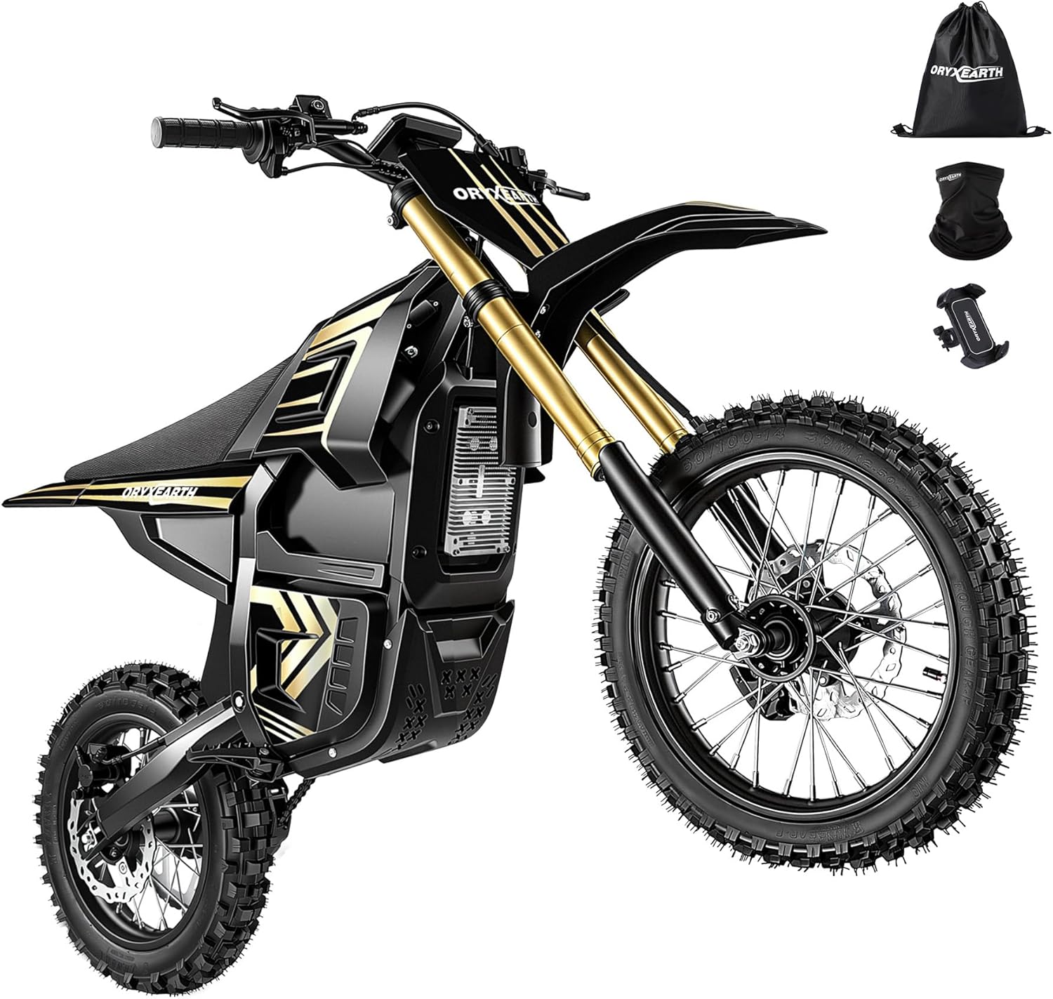 Oryxearth Electric Dirt Bike VE-5, 3000W Peak Motor, 40 MPH - B0GQ7938F1