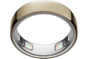 Oura Ring 5 Smart Wearable - Gold - Size 8 - Fitness & Sleep Tracker - B0GRK9KZ2P