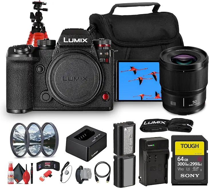 Panasonic LUMIX S1 II Mirrorless Camera with 50mm Lens Bundle - B0FH32SNL2