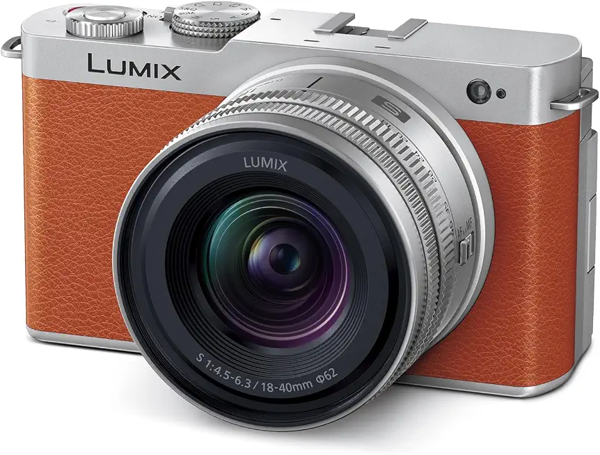 Panasonic LUMIX S9 Full-Frame Mirrorless Camera with S 18-40mm F4.5-6.3 Lens, (Orange) DC-S9ND (International Model) - B0DJLDTZZ7