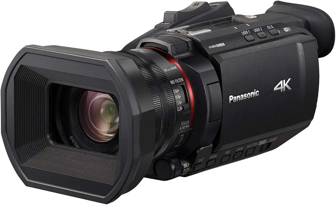Panasonic X1500 4K Professional Camcorder with 24X Optical Zoom, WiFi HD Live Streaming, HC-X1500 (USA - B083FSJ6QH
