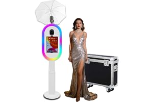 Photo Booth Compatible with iPad 10.2"-13" and Camera, with Flashlight & Height Adjustable, Selfie DSLR - B0H98ZBSHC