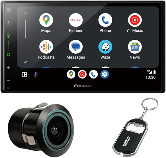 Pioneer DMH-W3050NEX 6.8" 2-DIN Digital Multimedia Receiver with Bluetooth and Backup Bullet Camera - B0DFZZ5RJS