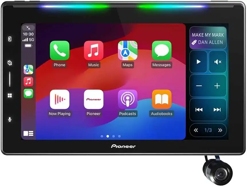 Pioneer DMH-WT6000NEX 10.1-inch Single DIN Digital Multimedia Receiver with Back-Up Bullet Camera (Renewed) - B0DVCFMDKW