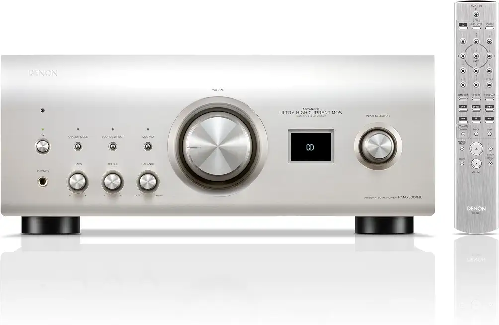 PMA-3000NE Integrated Amplifier (80W x 2-Ch), Home Stereo Amp, Silver - B0DFFJ2H8C