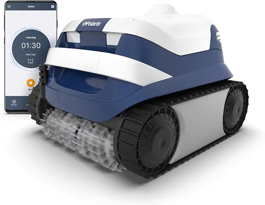 Polaris ERA 842 Smart Robotic Pool Cleaner, Corded | App-Controlled with Agile Wall Climbing, Dual - B0GH98RFQR