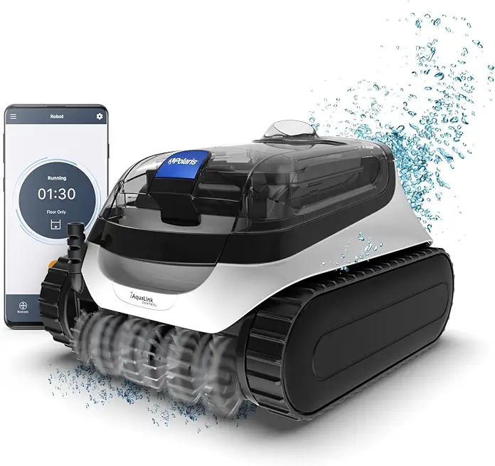 Polaris PCX 868 iQ Smart Robotic Pool Cleaner | Cleans In-Ground Pools up to 50ft - B0CWWJGCGZ