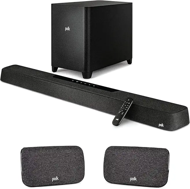Polk MagniFi Max AX 5.1.2 Channel Sound Bar With 10" Wireless Subwoofer (2022 Model) + - B0BF2GLJMS