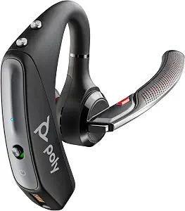 Poly Voyager 5200 Wireless Headset (Plantronics) - Single-Ear Bluetooth Headset w/Noise-Canceling Mic - Ergonomic Design - B01H2RBQUG