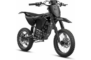 QRONGE X1 Spark Electric Dirt Bike, 60V 28.8Ah Battery, 4500W Peak Mid-Drive Motor Electric Motorcycle, - B0H3KJF616