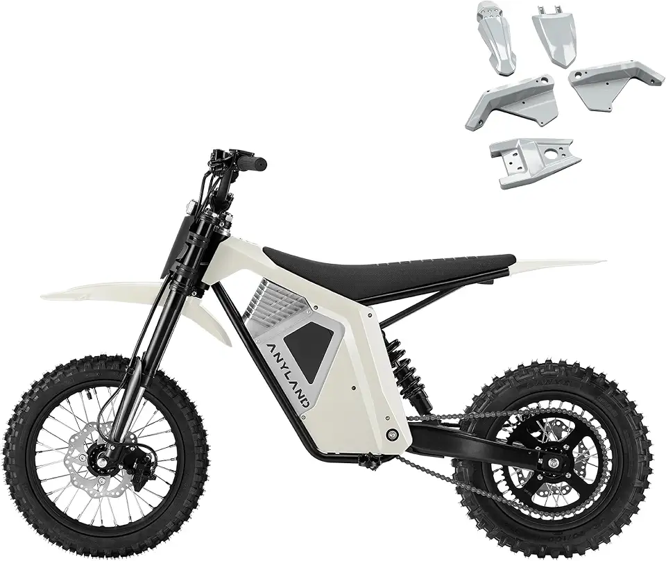 Rev Pro Electric Dirt Bike 3000W Auto Wheelie Bike Moxin Controller | Safety Wheelie-assistant, 48V/22.5AH - B0HJGCXPW3