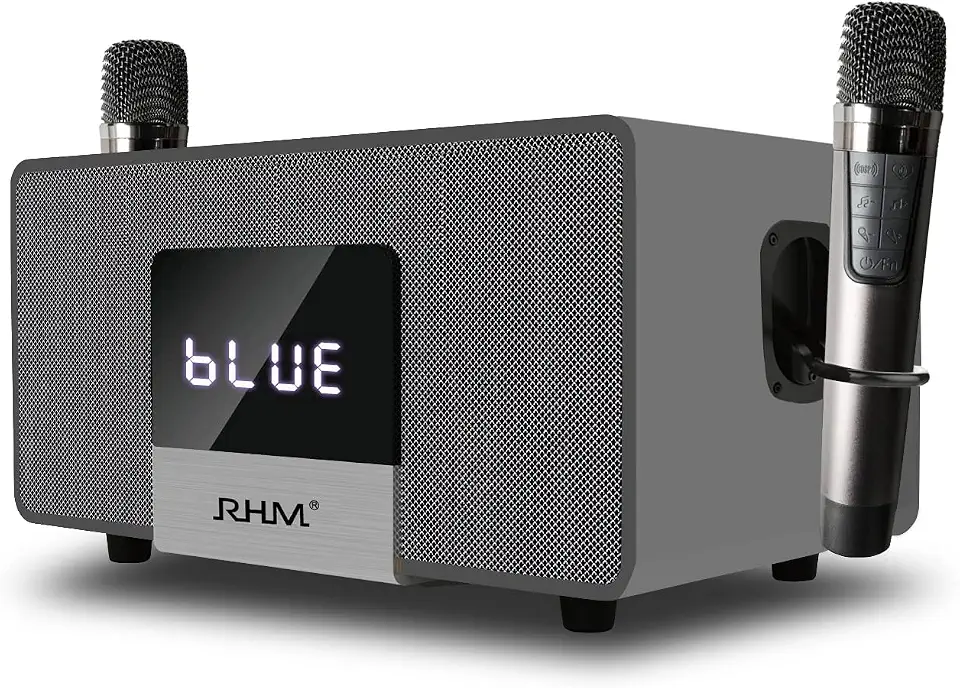 RHM K222 Karaoke Machine for TV, Support 3 Mics, 90FT Range - B0936ZMRTW