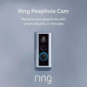 Ring Peephole Cam - Smart video doorbell, HD video, 2-way talk, easy installation - B07WHMQNPC