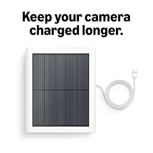 Ring Solar Panel (2nd Generation), 4W for Outdoor Cam Plus, Outdoor Cam (Stick Up Cam), - B0B27JY45L