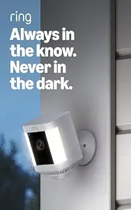 Ring Spotlight Cam Plus, Battery, Home or Business Security with HD video, Two-Way Talk, Color - B09JZ5BG26