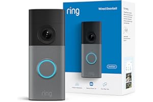 Ring Wired Doorbell 2K (newest model), Retinal 2K with wide-angle video, up to 6x Enhanced - B0FJJ66YZ1