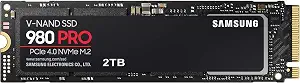 Samsung 980 PRO SSD 2TB PCIe NVMe Gen 4 Gaming M.2 Internal Solid State Drive - B08RK2SR23