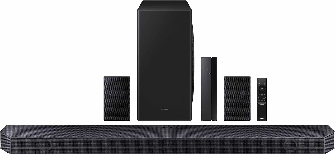 SAMSUNG HW-Q910C 9.1.2ch Soundbar w/ Wireless Dolby Audio, Rear Speaker Included, Q-Symphony, SpaceFit Sound Pro, - B0C6R6RYX9